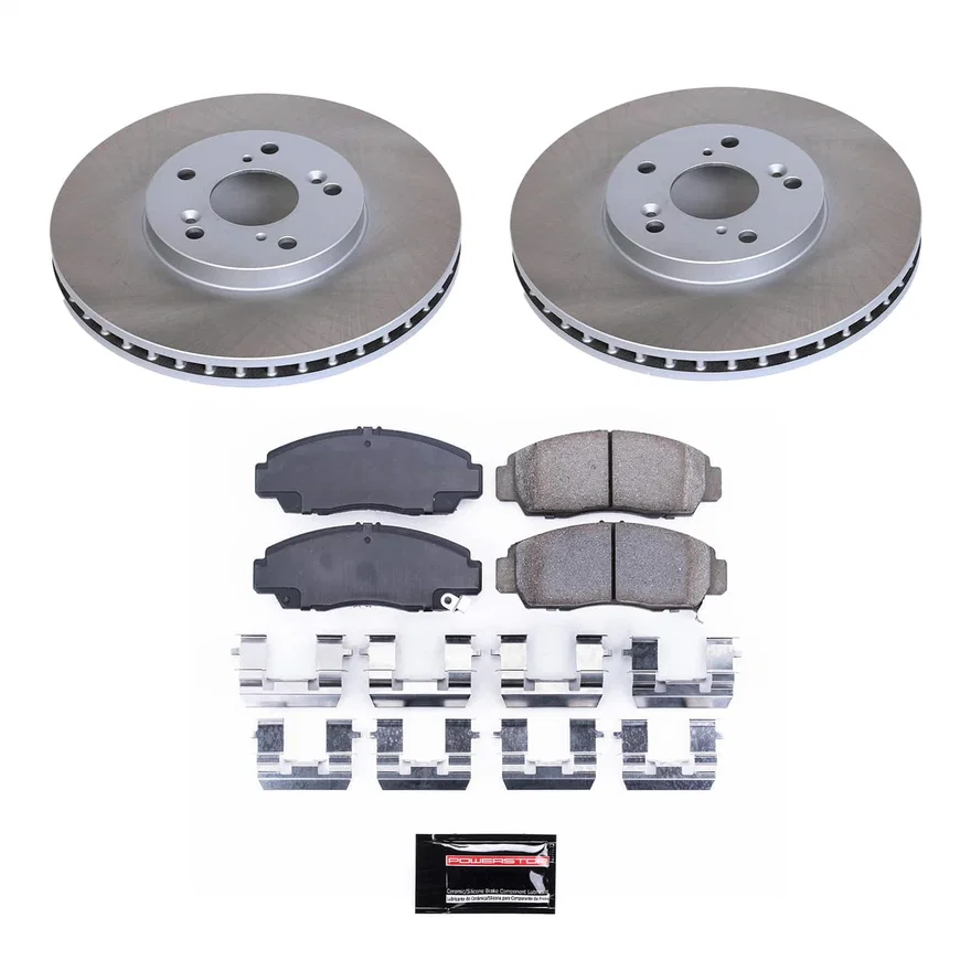 Front SEMI-COATED ROTOR KIT