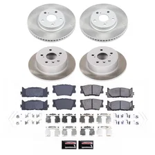 Front and Rear SEMI-COATED ROTOR KIT image 1