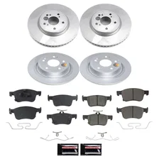 Front and Rear Z17 COATED BRAKE KIT image 1