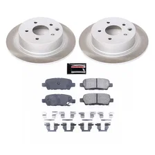 Rear SEMI-COATED ROTOR KIT for Nissan Altima image 1
