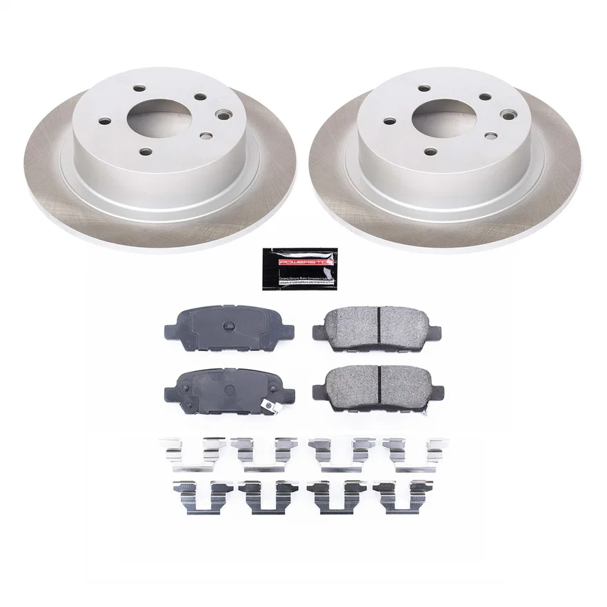 Rear SEMI-COATED ROTOR KIT for Nissan Altima