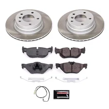 Rear SEMI-COATED ROTOR KIT for BMW 325i image 1