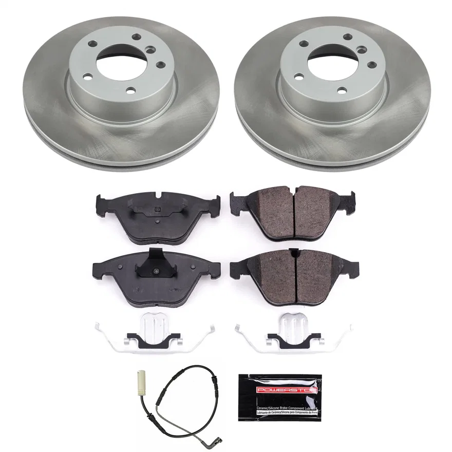 Front SEMI-COATED ROTOR KIT for BMW 328i