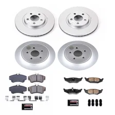 Front and Rear Z17 COATED BRAKE KIT for Chrysler PT Cruiser image 2