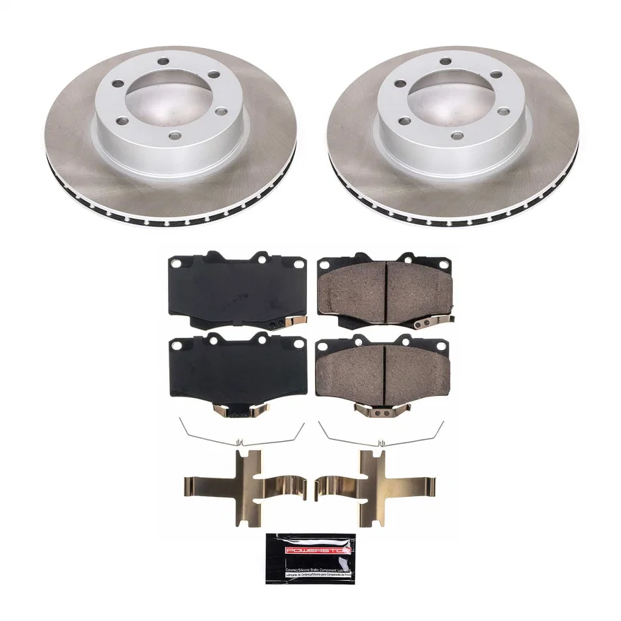 Front SEMI-COATED ROTOR KIT for Toyota 4Runner