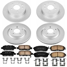 Front and Rear Z17 COATED BRAKE KIT for Nissan Altima image 2