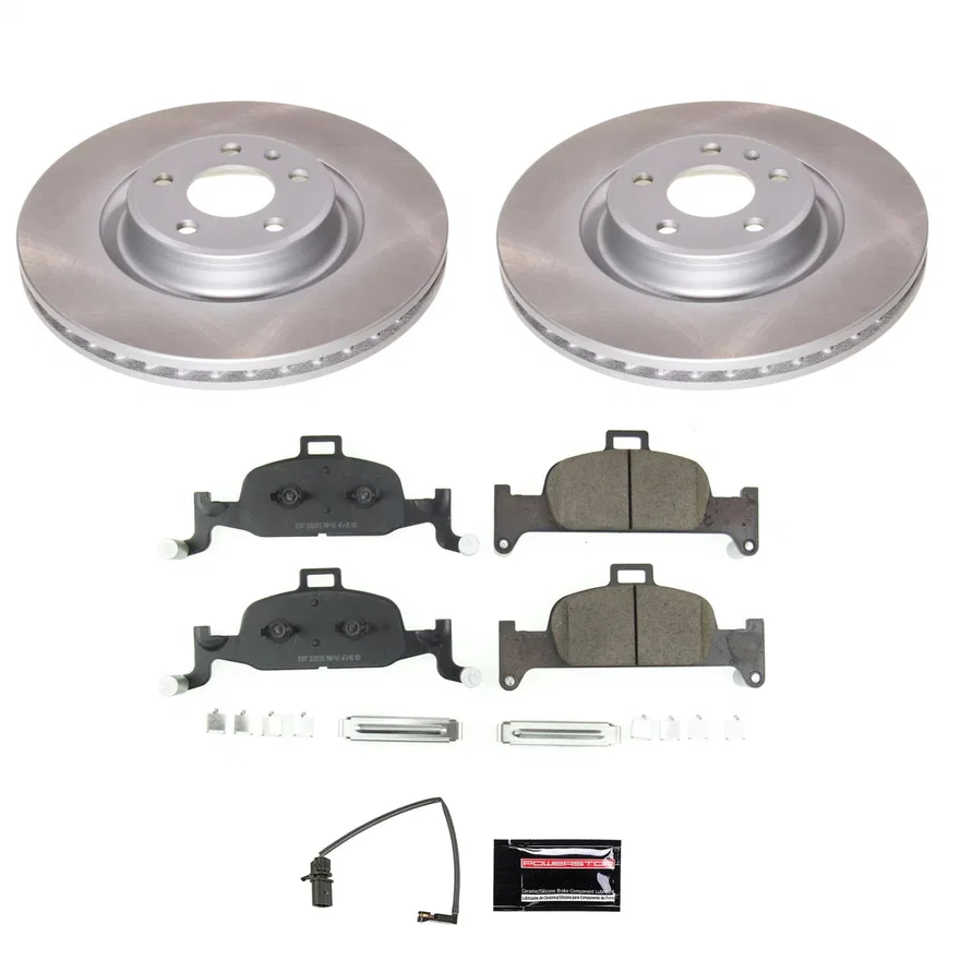Front SEMI-COATED ROTOR KIT for Audi