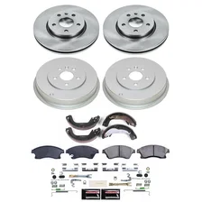 Front and Rear SEMI-COATED ROTOR KIT for Kia Optima image 1