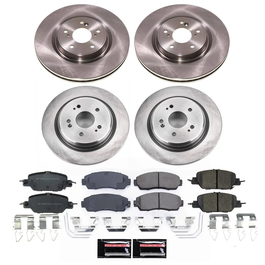 Front and Rear AUTOSPECIALTY BRAKE KIT for Honda CR-V