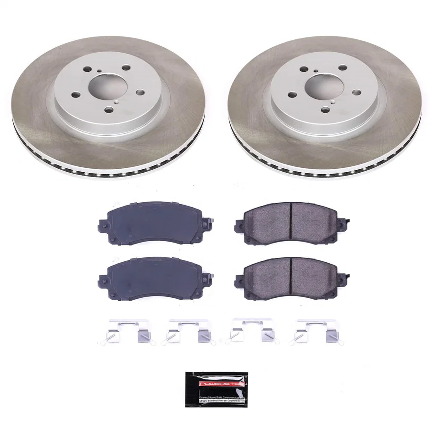 Front SEMI-COATED ROTOR KIT for Subaru Impreza