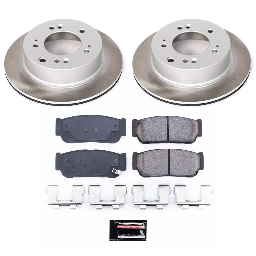 Rear SEMI-COATED ROTOR KIT for Kia Sorento
