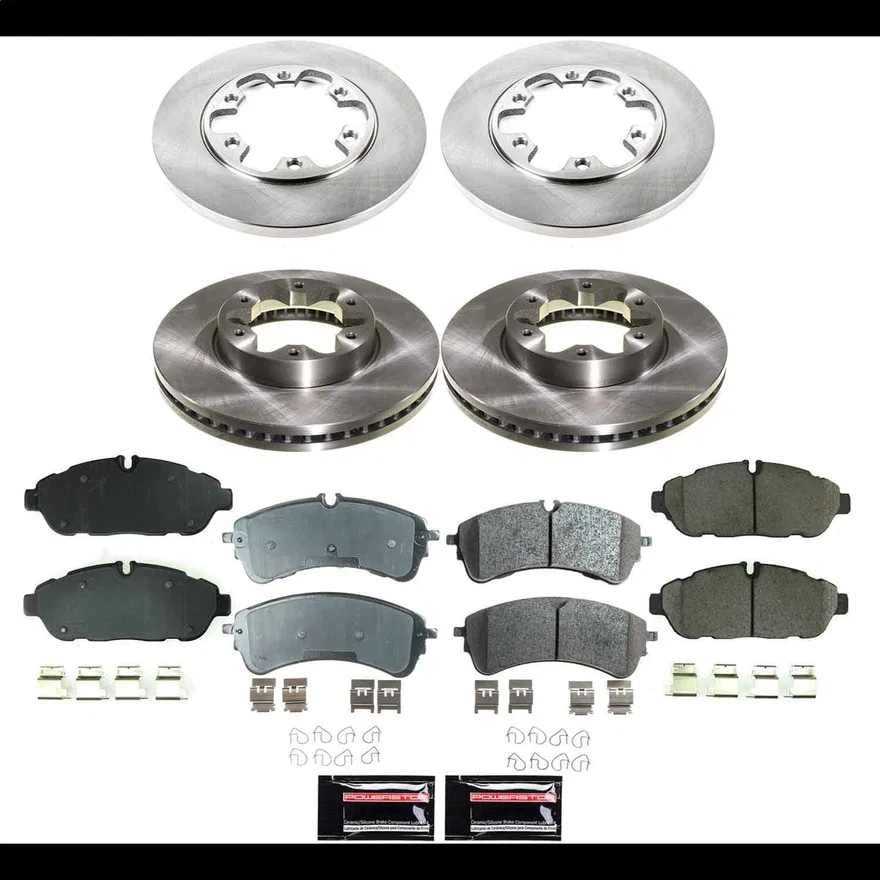 Front and Rear AUTOSPECIALTY BRAKE KIT for Ford Transit-350 HD