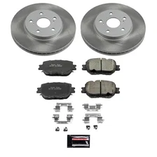 Front SEMI-COATED ROTOR KIT for Lexus IS250 image 1
