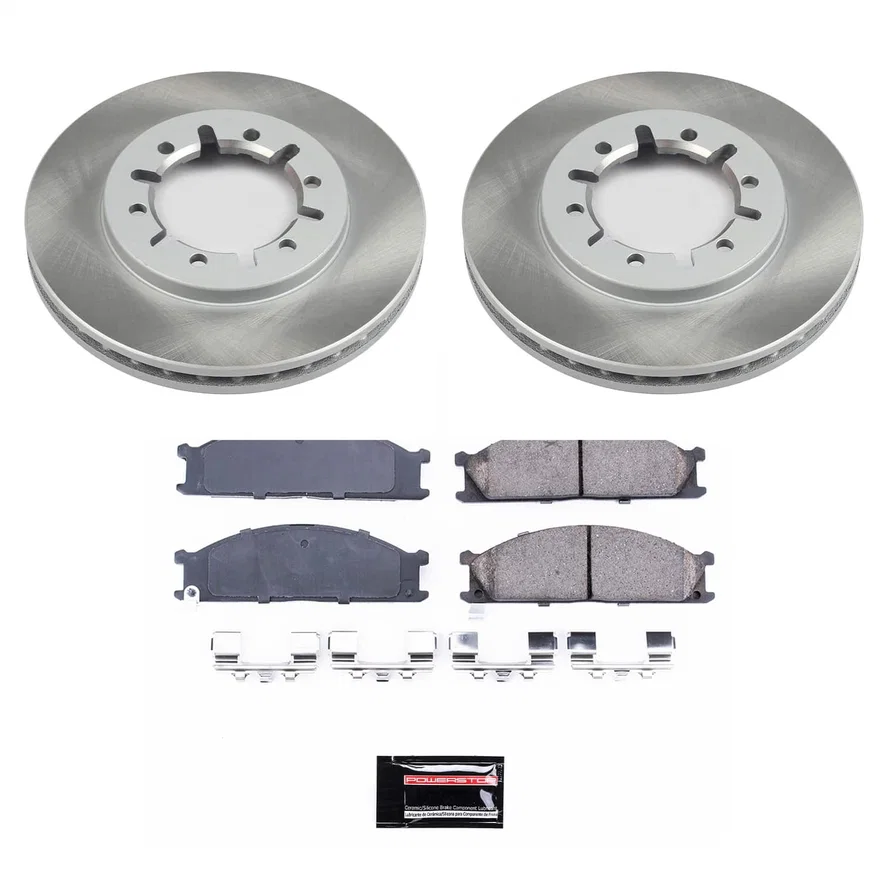 Front SEMI-COATED ROTOR KIT for Nissan Frontier