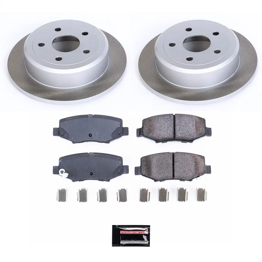 Rear SEMI-COATED ROTOR KIT for Jeep