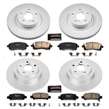 Front and Rear Z17 COATED BRAKE KIT for Subaru image 2