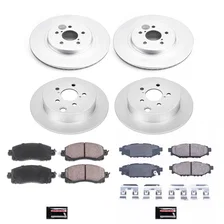 Front and Rear Z17 COATED BRAKE KIT for Subaru image 2