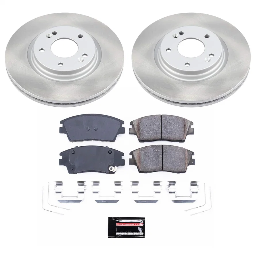 Front SEMI-COATED ROTOR KIT for Hyundai