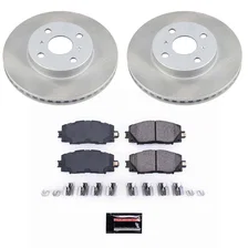 Front SEMI-COATED ROTOR KIT image 1