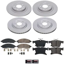 Front and Rear Z17 COATED BRAKE KIT for Chrysler Pacifica image 1