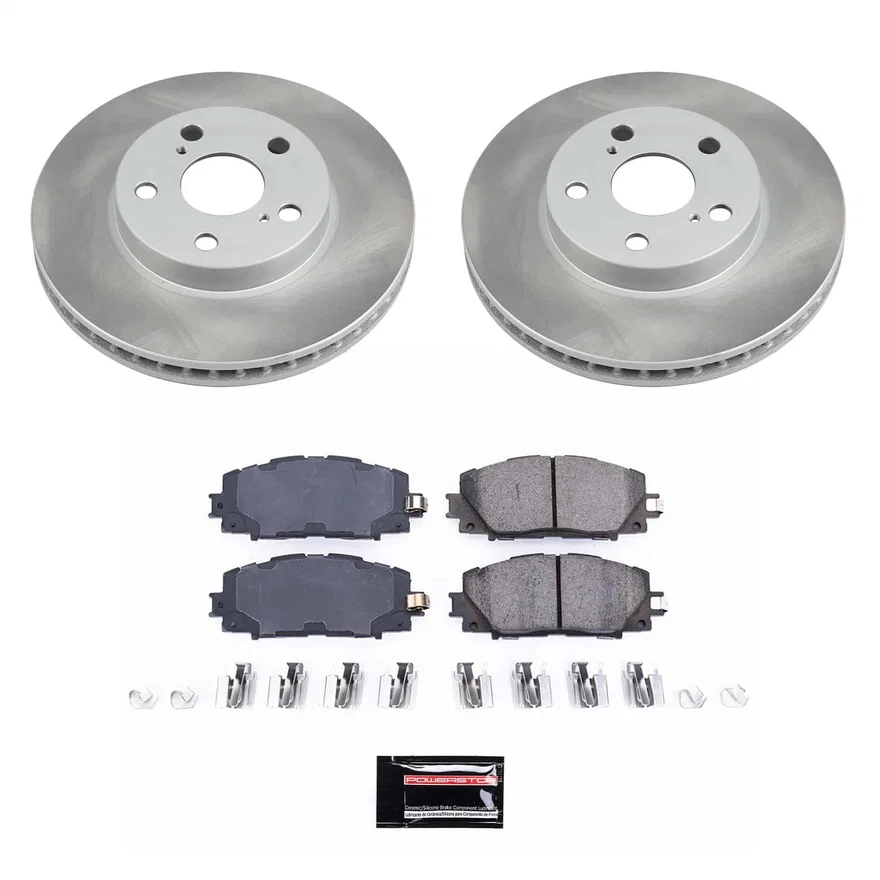 Front SEMI-COATED ROTOR KIT