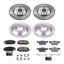 Front and Rear AUTOSPECIALTY BRAKE KIT for Honda Civic image 2