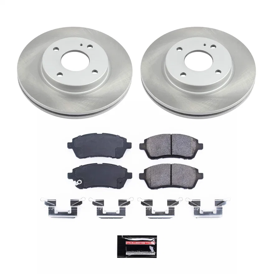 Front SEMI-COATED ROTOR KIT for Ford Fiesta