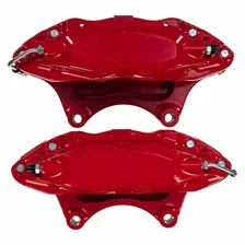 Front RED CALIPER PAIR W/O BRKT for Chevrolet Camaro image 2