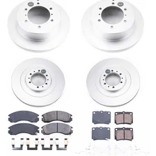 Front and Rear Z17 COATED BRAKE KIT for Mitsubishi Montero Sport image 2