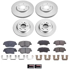 Front and Rear Z17 COATED BRAKE KIT for Kia Optima image 2