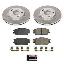 Front SEMI-COATED ROTOR KIT image 1