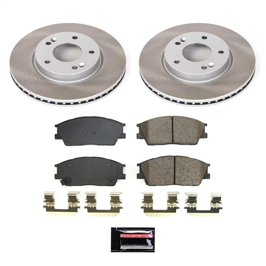 Front SEMI-COATED ROTOR KIT