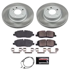 Front SEMI-COATED ROTOR KIT for Land Rover Range Rover Sport image 1