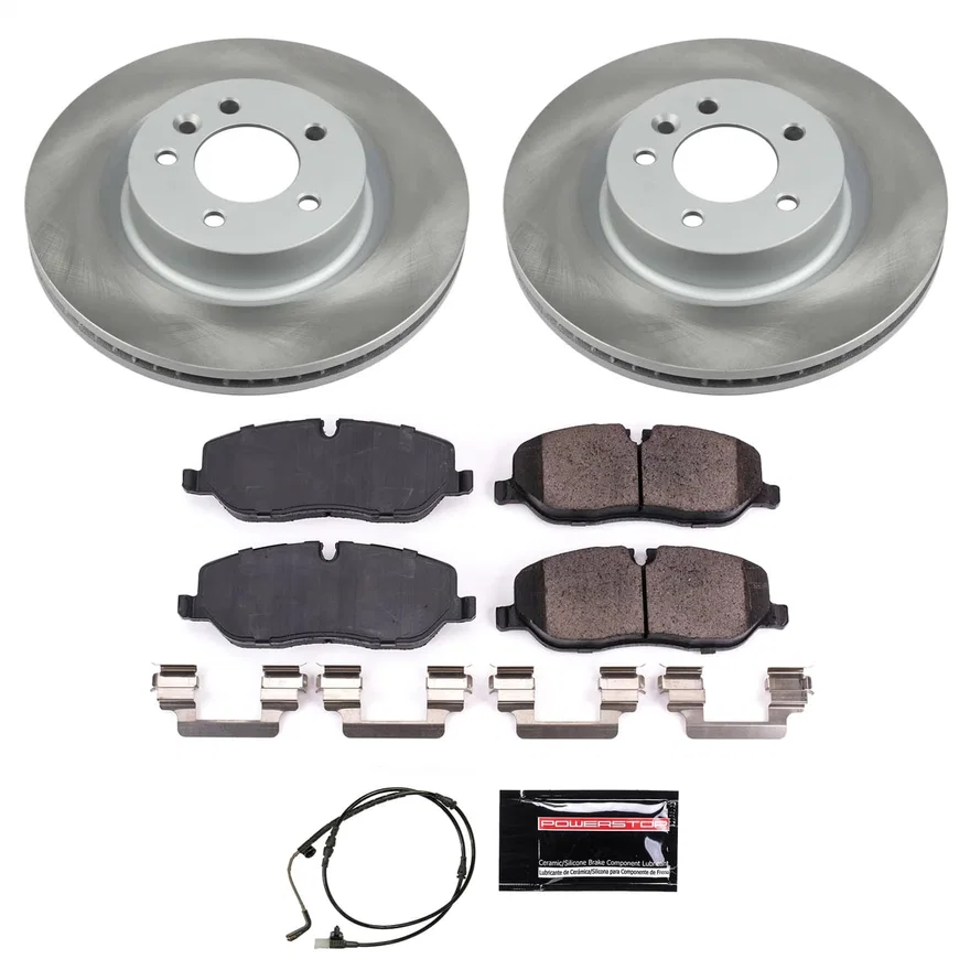 Front SEMI-COATED ROTOR KIT for Land Rover Range Rover Sport