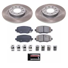 Rear SEMI-COATED ROTOR KIT for Jeep Cherokee image 1