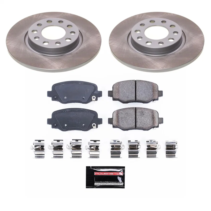 Rear SEMI-COATED ROTOR KIT for Jeep Cherokee