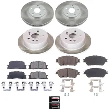 Front and Rear SEMI-COATED ROTOR KIT for Lexus image 1