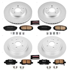Front and Rear Z17 COATED BRAKE KIT for Acura MDX image 2