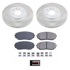 Front SEMI-COATED ROTOR KIT for Mazda CX-9 image 1