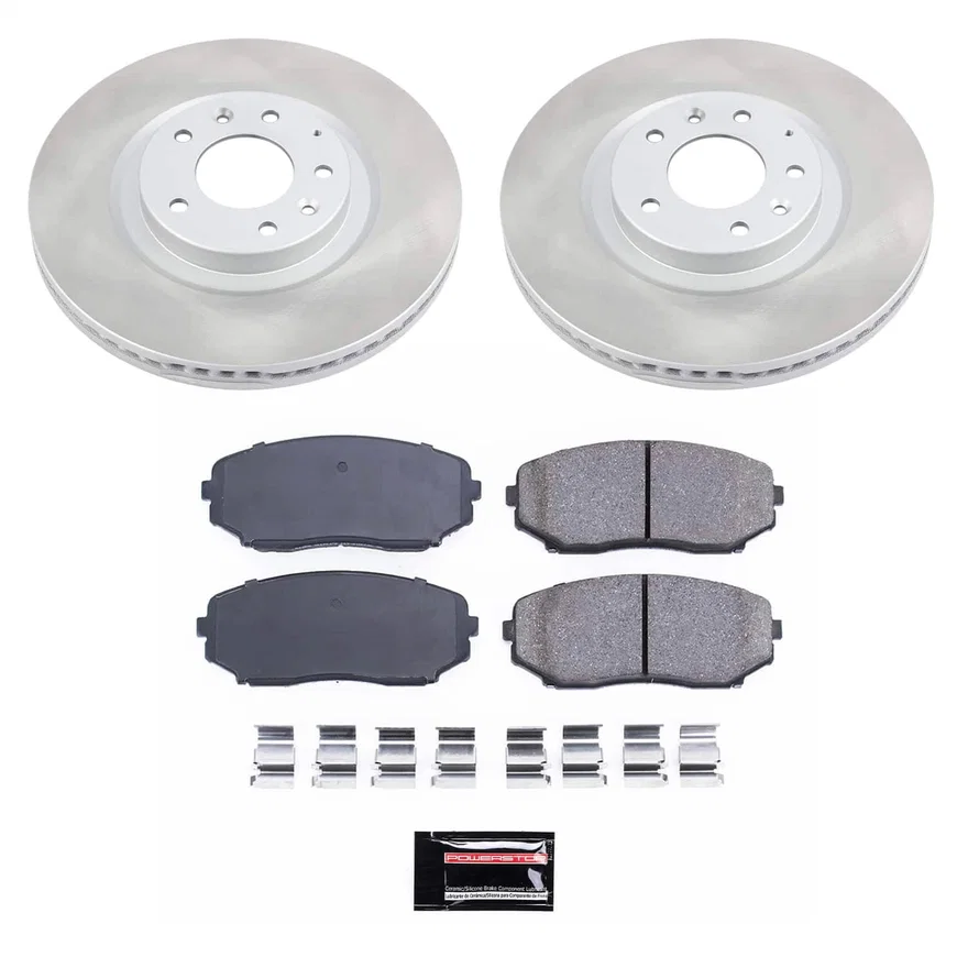 Front SEMI-COATED ROTOR KIT for Mazda CX-9
