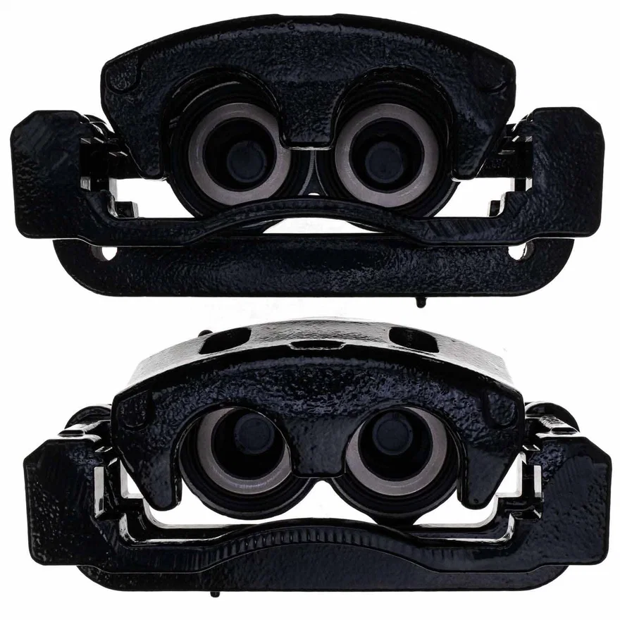 Front BLK CALIPER PAIR W/BRKT