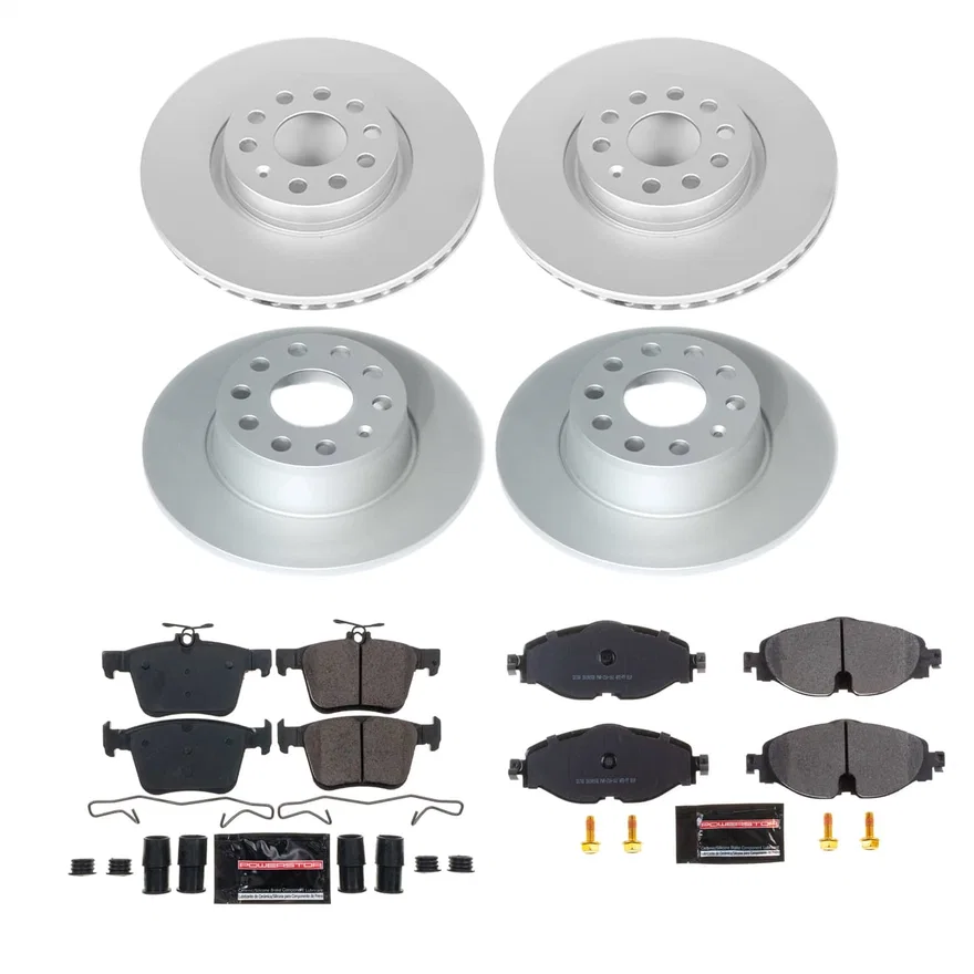 Front and Rear Z23 COATED BRAKE KIT for Volkswagen Taos