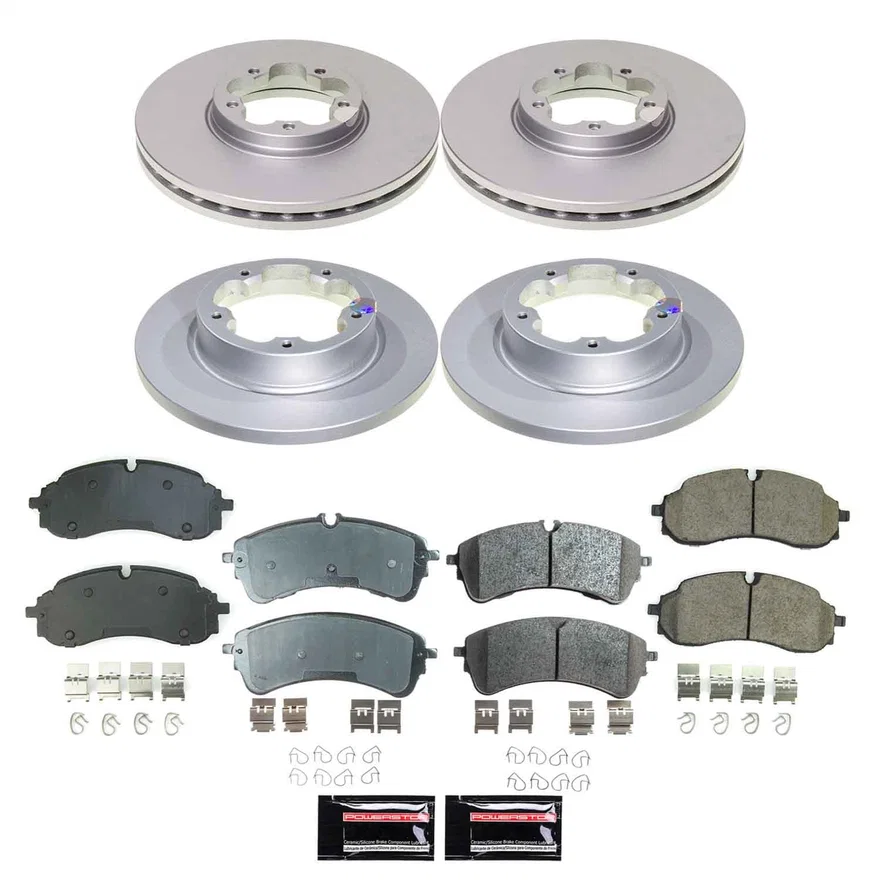 Front and Rear Z17 COATED BRAKE KIT for Ford E-Transit