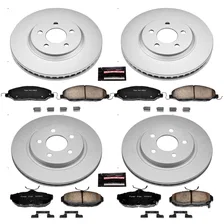 Front and Rear Z17 COATED BRAKE KIT for Ford Mustang image 2