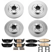 Front and Rear Z17 COATED BRAKE KIT for Lincoln Aviator image 2