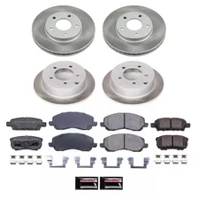 Front and Rear SEMI-COATED ROTOR KIT for Mitsubishi Lancer image 1