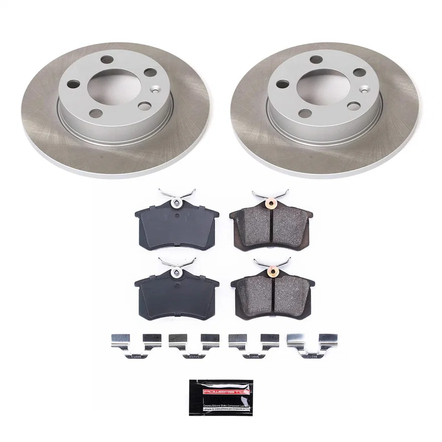 Rear SEMI-COATED ROTOR KIT for Audi TT