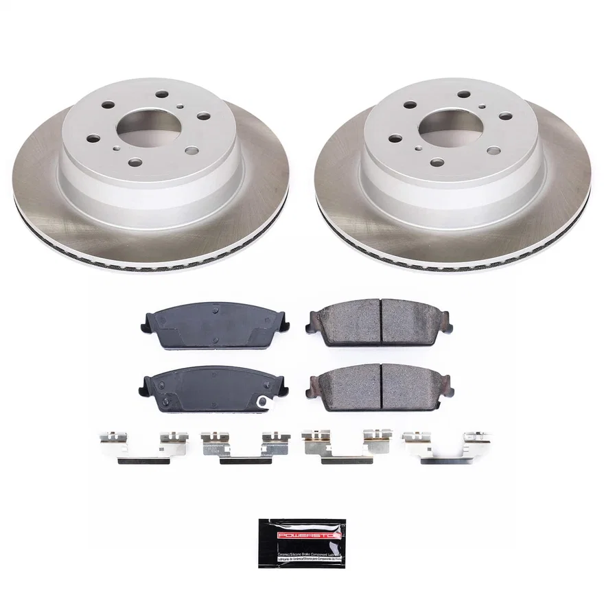 Rear SEMI-COATED ROTOR KIT