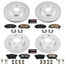 Front and Rear Z17 COATED BRAKE KIT for Acura TSX image 2
