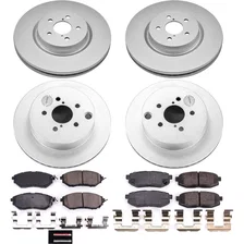 Front and Rear Z17 COATED BRAKE KIT for Subaru Forester image 2